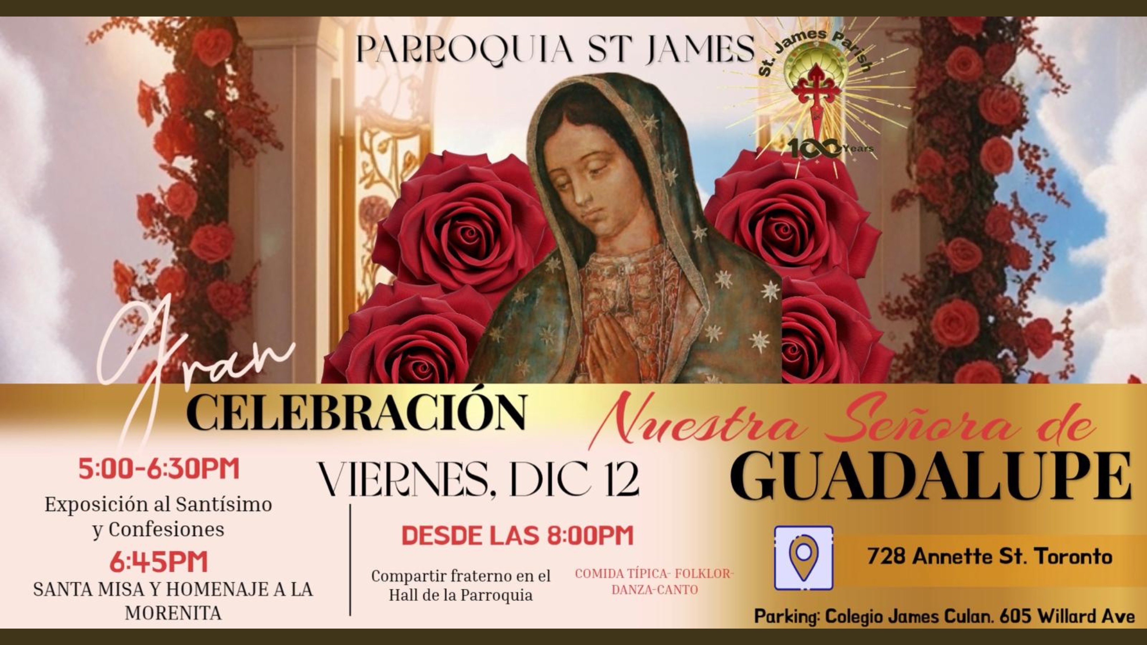 Celebración a Nuestra Señora de Guadalupe