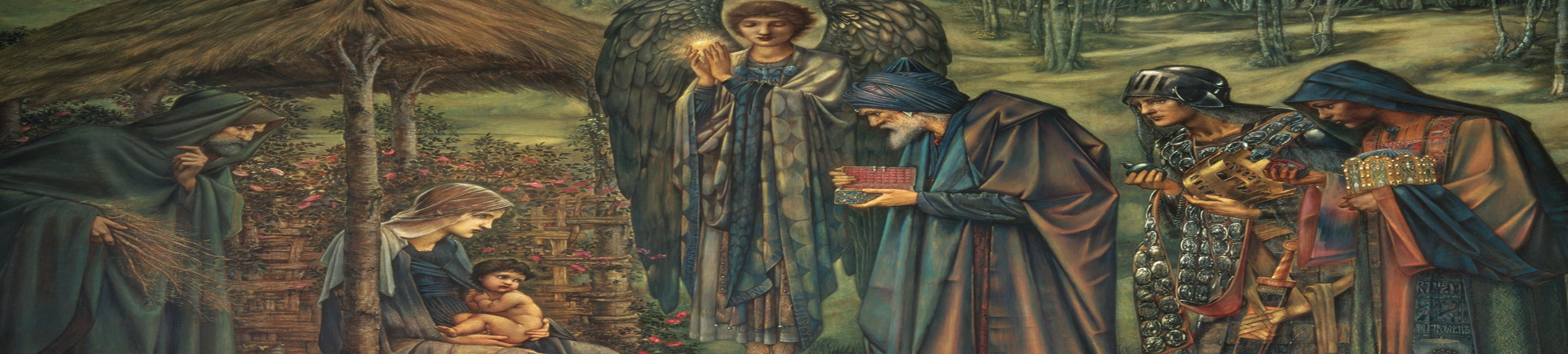 Nativity Painting Banner